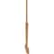 Ekena Millwork Kennewick Timber Gable Bracket, Western Red Cedar, 96"W x 60"H x 1 1/2"D x 5 1/2"F, 15/12 Pitch GBW096X60X0206KEN00SWR - alternate 2
